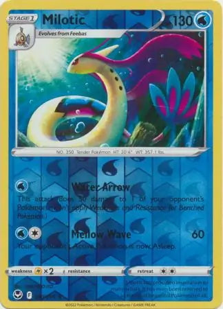 Silver Tempest Milotic #40/195 reverse holo
